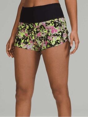 Lululemon Speed Up HR Short 2.5"Inflected Highlight Yellow
